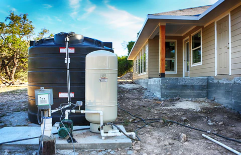 Integrated storage and supply tanks